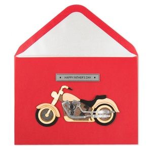 ⚡️5/$30⚡️Papyrus wooden motorcycle, FD card